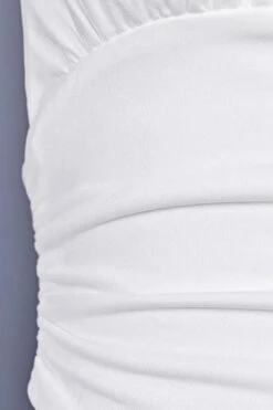 Aby Halter Top - White Pearl -Bodycon Collection Shop aby halter top white pearl bodycon collection usa aus 1172711437