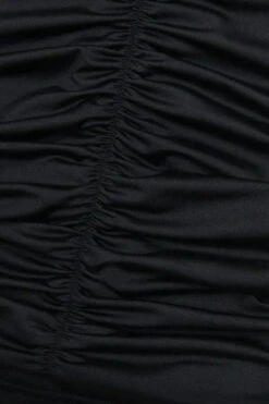 Alessandra Long Sleeve Wrap Bodycon Mini Dress - Classic Black -Bodycon Collection Shop alessandra long sleeve wrap bodycon mini dress classic black bodycon collection usa aus 44422278054106