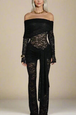 Andie Long Sleeve Jumpsuit - Classic Black