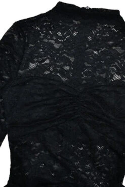 Andie Long Sleeve Bodycon Mini Dress - Classic Black -Bodycon Collection Shop andie long sleeve bodycon wrap mini dress classic black bodycon collection usa aus 1155231016