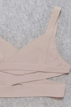 Ang Bandage Crop Top - Cream -Bodycon Collection Shop ang bandage crop top cream bodycon collection usa aus 42414101332186