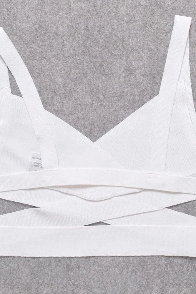 Ang Bandage Top And Mini Skirt Outfit Set - Sun Yellow 7 Ang Bandage Top And Mini Skirt Outfit Set - Sun Yellow - Image 5