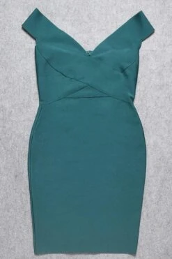 Ash Bandage Dress - Emerald Green -Bodycon Collection Shop ash bandage dress emerald green bodycon collection usa aus 15531344822351
