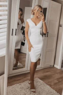 Ash Bandage Dress - White Pearl 15 Ash Bandage Dress - White Pearl -Bodycon Collection Shop ash bandage dress pearl white bodycon collection usa aus 41086418256090