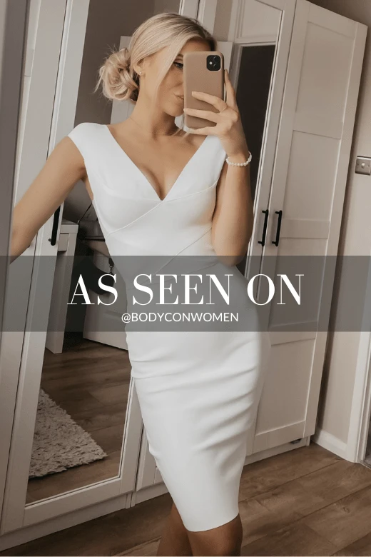 Ash Bandage Dress - White Pearl 12 Ash Bandage Dress - White Pearl - Image 10