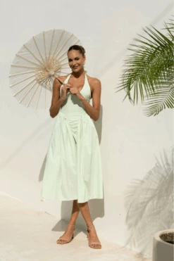 Austen Bodycon Midi Dress - Pistachio Green -Bodycon Collection Shop austen bodycon midi dress chilli red bodycon collection usa aus 1174421213 1