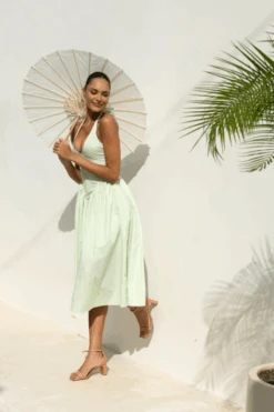 Austen Bodycon Midi Dress - Pistachio Green -Bodycon Collection Shop austen bodycon midi dress chilli red bodycon collection usa aus 1174421214 2