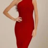 Avery Bandage Dress - Red Wine