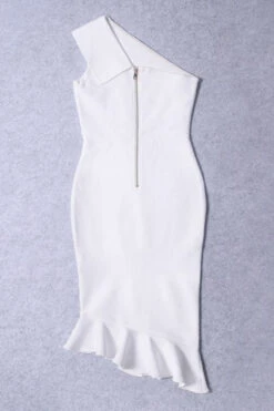 Avery Bandage Dress - White Pearl -Bodycon Collection Shop avery bandage dress white pearl bodycon collection usa aus 1175777099