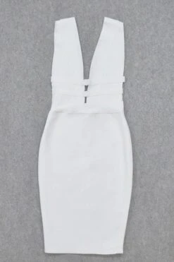 Bay Bandage Dress - White Pearl -Bodycon Collection Shop bay bandage dress pearl white bodycon collection usa aus 28525855703119