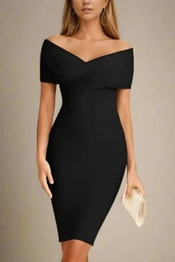 Bea Bandage Dress - Classic Black