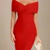 Bea Bandage Dress - Lipstick Red 2 Bea Bandage Dress - Lipstick Red -Bodycon Collection Shop bea bandage dress lipstick red bodycon collection usa aus 44290562457818