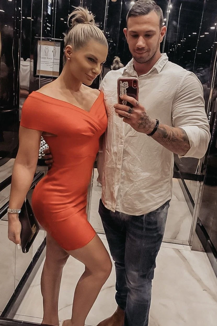 Bea Bandage Dress - Red Wine 7 Bea Bandage Dress - Red Wine - Image 5