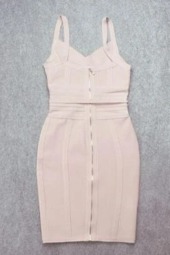 Bek Bandage Dress - Cream -Bodycon Collection Shop bek bandage dress cream bodycon collection usa aus 15529936683087