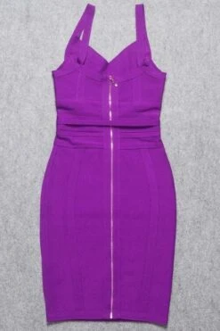 Bek Bandage Dress - Plum Purple -Bodycon Collection Shop bek bandage dress plum purple bodycon collection usa aus 15738075709519