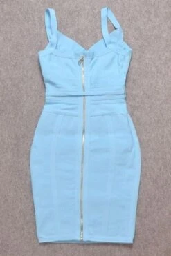 Bek Bandage Dress - Sky Blue -Bodycon Collection Shop bek bandage dress sky blue bodycon collection usa aus 15754330177615
