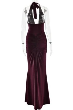 Bella Bodycon Wrap Maxi Dress - Red Wine -Bodycon Collection Shop bella bodycon wrap maxi dress red wine bodycon collection usa aus 1179486899