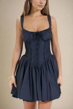 Belle Bodycon Mini Dress - Navy Blue -Bodycon Collection Shop belle bodycon mini dress navy blue bodycon collection usa aus 42655512494298