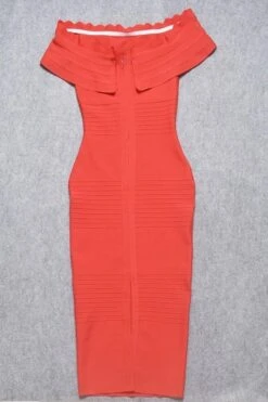 Billie Bandage Midi Dress - Lipstick Red -Bodycon Collection Shop billie bandage midi dress lipstick red bodycon collection usa aus 28520050917455