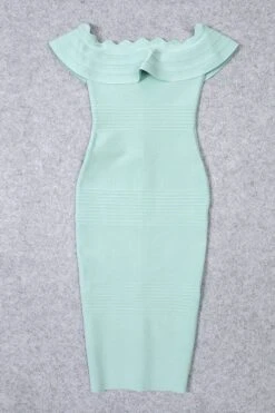 Billie Bandage Midi Dress - Mint Green -Bodycon Collection Shop billie bandage midi dress mint green bodycon collection usa aus 36355927703770