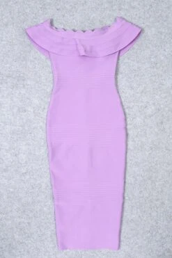 Billie Bandage Midi Dress - Violet Purple -Bodycon Collection Shop billie bandage midi dress violet bodycon collection usa aus 36355933536474