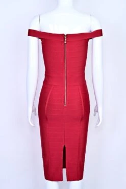 Breanna Bandage Dress - Chilli Red -Bodycon Collection Shop breanna bandage dress chilli red bodycon collection usa aus 1169129302