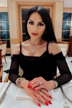 Brianna Bodycon Long Sleeve Maxi Dress - White Pearl -Bodycon Collection Shop brianna bodycon long sleeve maxi dress white pearl bodycon collection usa aus 1160644094