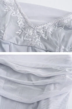 Brianna Bodycon Wrap Maxi Dress - Steel Grey -Bodycon Collection Shop brianna bodycon wrap maxi dress steel grey bodycon collection usa aus 42622030217434