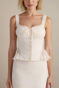 Cali Top - Ivory White