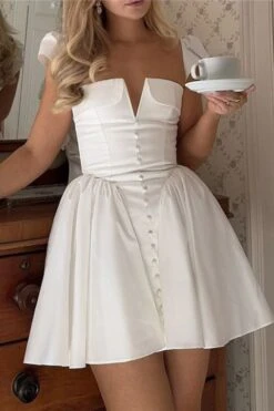 Cara Bodycon Mini Dress - White Pearl -Bodycon Collection Shop cara bodycon mini dress pearl white bodycon collection usa aus 44085516828890