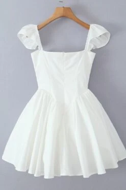 Cara Bodycon Mini Dress - White Pearl -Bodycon Collection Shop cara bodycon mini dress pearl white bodycon collection usa aus 44682579181786