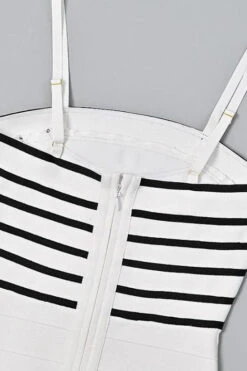 Carter Bandage Mini Dress - White Pearl -Bodycon Collection Shop carter bandage mini dress pearl white bodycon collection usa aus 42229449162970