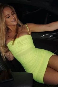 Cassie Bodycon Wrap Mini Dress - Neon Green 18 Cassie Bodycon Wrap Mini Dress - Neon Green -Bodycon Collection Shop cassie bodycon wrap mini dress neon green bodycon collection usa aus 37788696903898