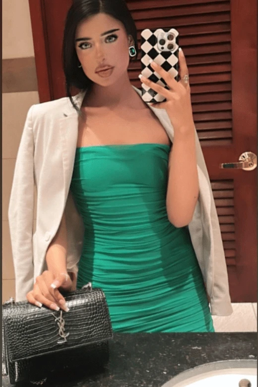 Cassie Bodycon Wrap Mini Dress - Neon Green 10 Cassie Bodycon Wrap Mini Dress - Neon Green - Image 8