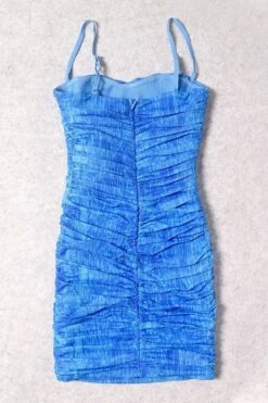 Cassie Bodycon Wrap Mini Dress - Royal Blue -Bodycon Collection Shop cassie bodycon wrap mini dress royal blue bodycon collection usa aus 37788391112922