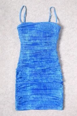 Cassie Bodycon Wrap Mini Dress - Royal Blue -Bodycon Collection Shop cassie bodycon wrap mini dress royal blue bodycon collection usa aus 37788403859674