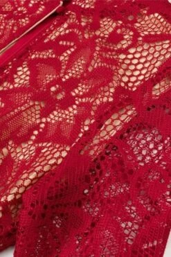 Charlotte Long Sleeve Bodycon Midi Dress - Chilli Red -Bodycon Collection Shop charlotte long sleeve bodycon midi dress chilli red bodycon collection usa aus 1171105619