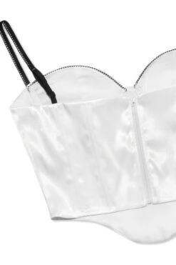 Diana Crop Top - White Pearl 17 Diana Crop Top - White Pearl -Bodycon Collection Shop diana corset crop top pearl white bodycon collection usa aus 43741138944218