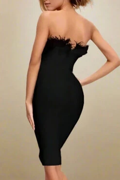 Erin Bandage Dress - Classic Black -Bodycon Collection Shop erin bandage dress classic black bodycon collection usa aus 40522828447962