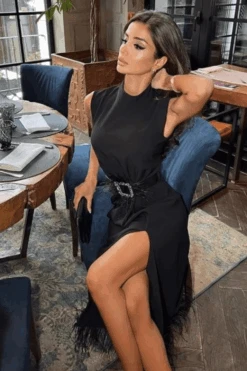 Erin Sleeveless Bandage Dress - Classic Black -Bodycon Collection Shop erin sleeveless bodycon dress classic black bodycon collection usa aus 40709854068954