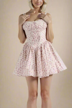 Estelle Mini Dress - Blush Pink