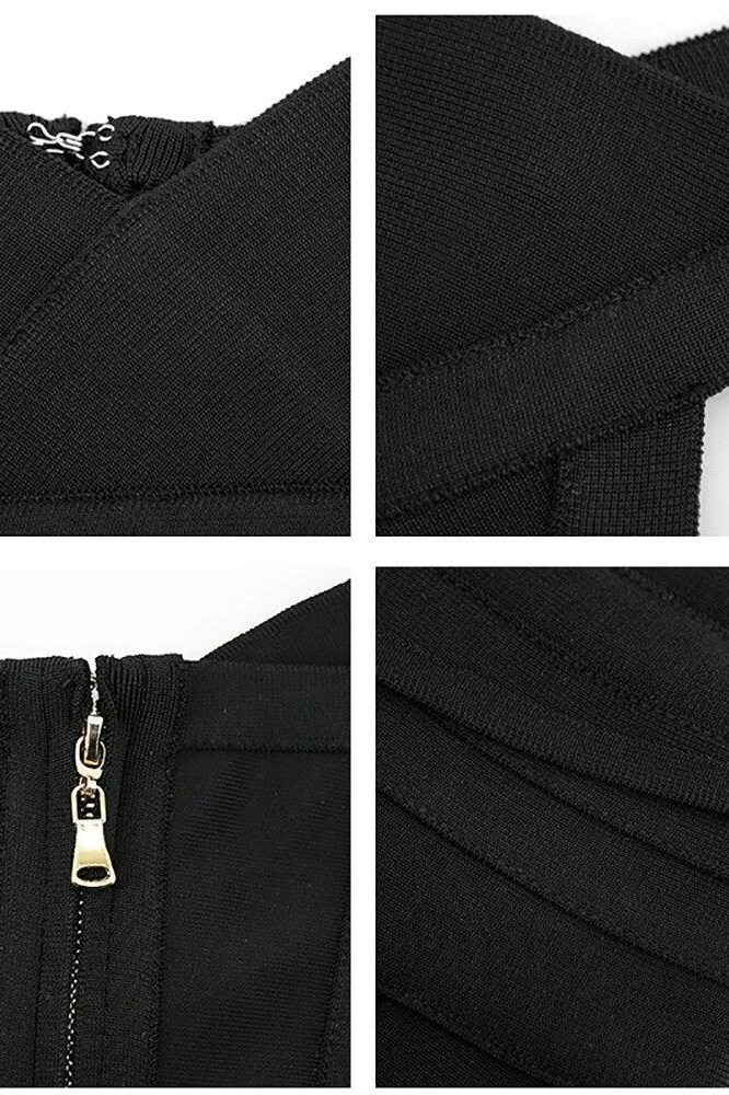 Eve Bandage Pants Jumpsuit - Classic Black 9 Eve Bandage Pants Jumpsuit - Classic Black - Image 7