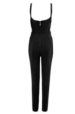 Eve Bandage Pants Jumpsuit - Classic Black 14 Eve Bandage Pants Jumpsuit - Classic Black -Bodycon Collection Shop eve bandage pants jumpsuit classic black bodycon collection usa aus 16060002730063