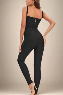 Eve Bandage Pants Jumpsuit - Classic Black 15 Eve Bandage Pants Jumpsuit - Classic Black -Bodycon Collection Shop eve bandage pants jumpsuit classic black bodycon collection usa aus 36911740944602