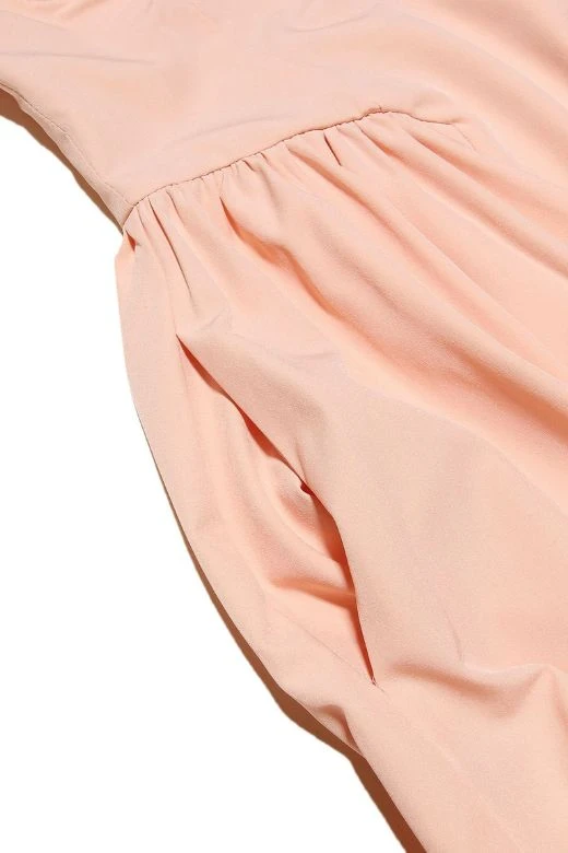 Everly Day Midi Dress - Peach 12 Everly Day Midi Dress - Peach - Image 10