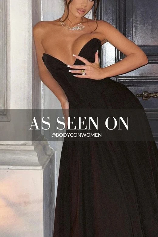 Gabbi Bodycon Midi Dress - Classic Black 14 Gabbi Bodycon Midi Dress - Classic Black - Image 12