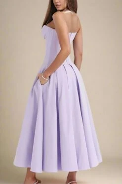 Gabbi Bodycon Midi Dress - Lavender Purple -Bodycon Collection Shop gabbi bodycon midi dress lavender purple bodycon collection usa aus 42664212005082