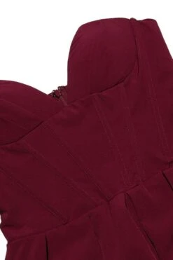 Gabbi Bodycon Midi Dress - Red Wine 24 Gabbi Bodycon Midi Dress - Red Wine -Bodycon Collection Shop gabbi bodycon midi dress red wine bodycon collection usa aus 42664296218842