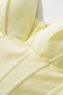 Gabbi Bodycon Midi Dress - Sun Yellow -Bodycon Collection Shop gabbi bodycon midi dress sun yellow bodycon collection usa aus 42902146089178