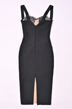 Genevieve Bodycon Lace Midi Dress - Classic Black -Bodycon Collection Shop genevieve bodycon lace midi dress classic black bodycon collection usa aus 41964063097050